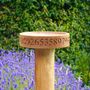 Personalised Solid Oak Bird Feeder Table, thumbnail 1 of 3