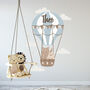 Personalised Hot Air Balloon Wall Sticker Gift For Kids Nursery, thumbnail 1 of 2