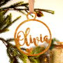 Sparkly Cut Out Name Bauble, thumbnail 1 of 2