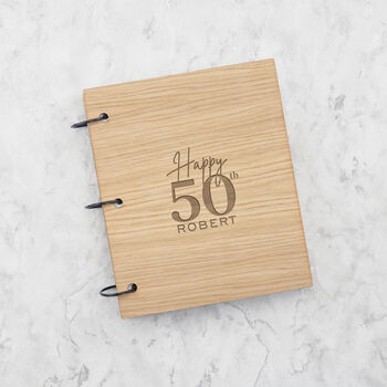 Personalised Milestone Birthday Photo Album, 2 of 6