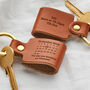 Personalised Leather Grandad Keyring 'Day You Became…', thumbnail 2 of 2