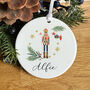 Nutcracker Or Ballerina Christmas Ornament Gift With Name, thumbnail 2 of 7