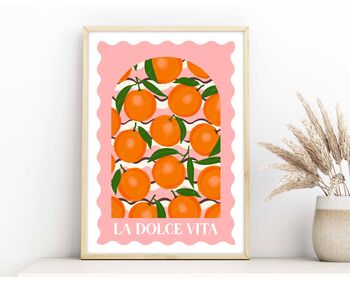 La Dolce Vita Oranges Print, 2 of 4