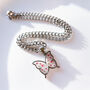 Stainless Steel Chunky Butterfly Necklace, thumbnail 3 of 7