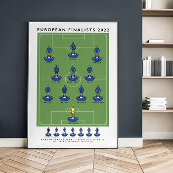 Rangers European Finalists 2022 Poster, 3 of 8