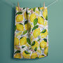 Citrus Limon Tea Towel, thumbnail 2 of 5
