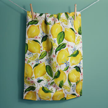 Citrus Limon Tea Towel, 2 of 5