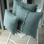 Ruustic Fringe Linen Decorative Cushion Covers, thumbnail 5 of 6