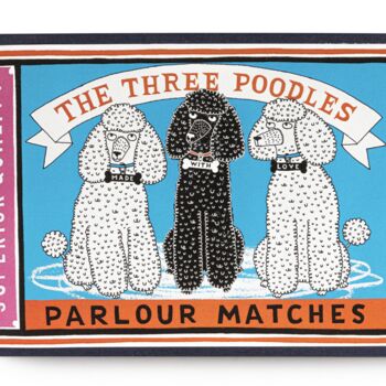 Three Poodles Giant Matchbox Gift, 3 of 4