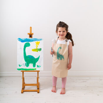 Personalised Dinosaur Craft Kids Apron, 5 of 12