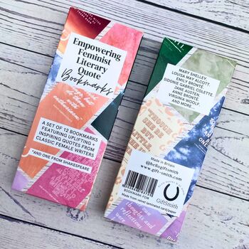Empowering Feminist Literary Quote Bookmarks Set Of 12, 2 of 5