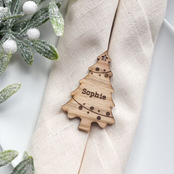 Christmas Place Name Setting Tree, 2 of 6