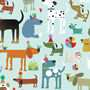 Dogs Wrapping Paper Two Sheets, thumbnail 3 of 5