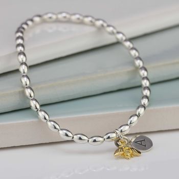 Personalised Bee Charm Friendship Bracelet, 5 of 12