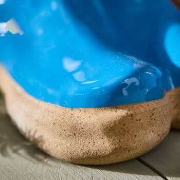 Personalised Blue Garden Welly Planter, 4 of 7