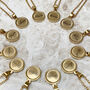 Star Sign Zodiac Disc Necklace 18k Gold Plated, thumbnail 7 of 11