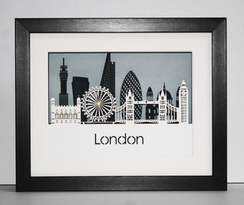 Paper Cut London Skyline Picture, 4 of 8