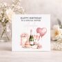 Special Sister Champagne Roses Luxury Birthday Card, thumbnail 1 of 4