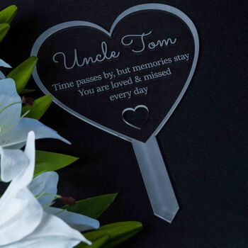 Personalised Memorial Marker Plaque Ornament Decoration, 7 of 7
