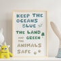 Childrens Nature Typography Print, thumbnail 1 of 3