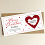 Personalised Christmas Surprise Scratch Card: Gold / Red Heart Design, thumbnail 7 of 12