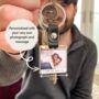 Father's Day Personalised Photo And Message Keyring, thumbnail 4 of 5