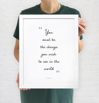 Personalised Quote Framed Print Gift Home Wall Decor, 11 of 12