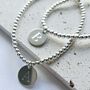 Sterling Silver Mother And Daughter Bracelet Set, thumbnail 1 of 5