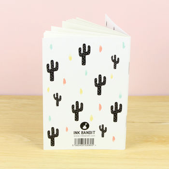 Cactus Wild A6 Notebook With Lined Pages, 2 of 3