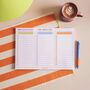 A4 Triple To Do List Pad | La Dolce, thumbnail 1 of 5
