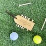 Personalised Bamboo Golf Ball Tee Holder, thumbnail 5 of 8