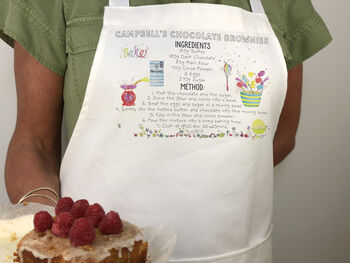 Personalised My Favourite Recipe Apron, 2 of 2