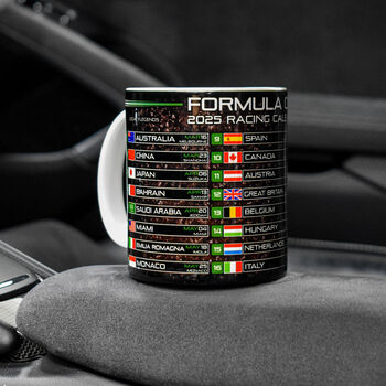 Formula One 2026 Racing Calendar Mug, 10 of 10