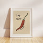 Hot Stuff Chili Pepper Print, thumbnail 9 of 10