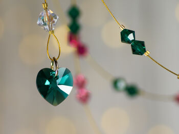 Crystal Christmas Garland, Handmade, 3 of 12