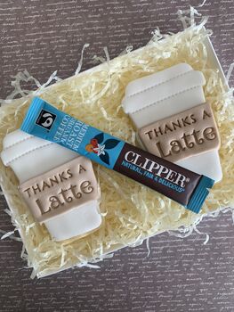 'Thanks A Latte' Thank You Biscuit Gift Box, 3 of 6