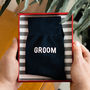 'Groom' Wedding Day Socks, thumbnail 2 of 2