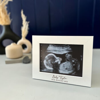 Personalised Baby Scan Photo Frame For Mum To Be, 4 of 9