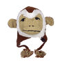 Monkey Hand Knitted Woollen Animal Hat, thumbnail 5 of 6