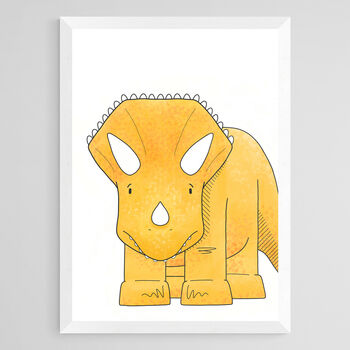 Dinosaur Nursery Print Set A5, 5x7, 2 of 7