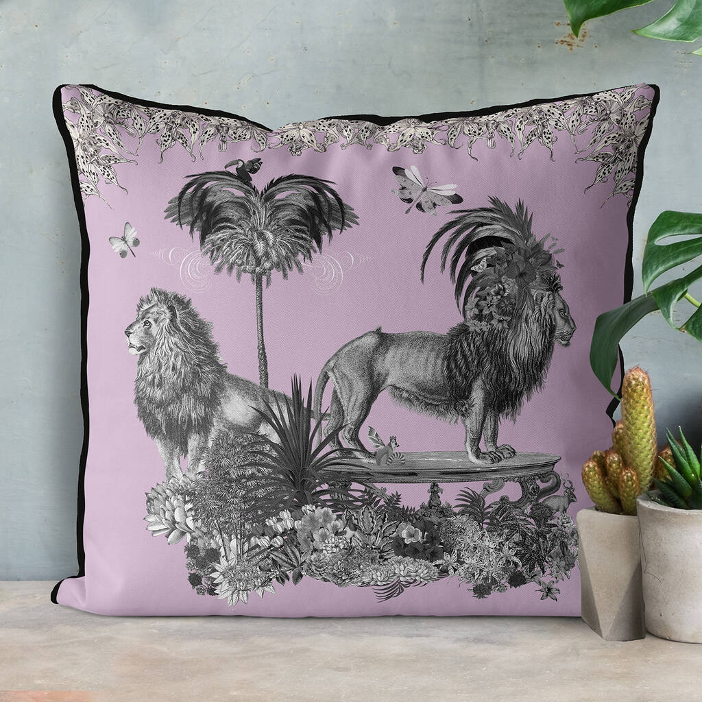 lion cushion nursery