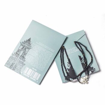 Sacred Temple Sterling Silver String Bracelet | Spiritual Grounding, 3 of 3