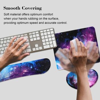 Starry Sky Keyboard Wrist Mouse Support Pad Set, 6 of 6