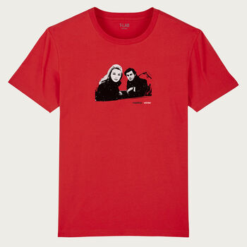 Roadtrip Winter Car Adventure Red T Shirt, 4 of 6