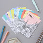 Set Of 12 Cities Illustration Postcards, thumbnail 1 of 4