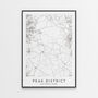 Peak District National Park Map Print, thumbnail 1 of 4