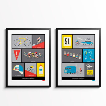 French Cycling Terms Art Print, 2 of 6