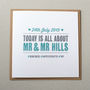 Special Day Personalised Wedding Card, thumbnail 3 of 6