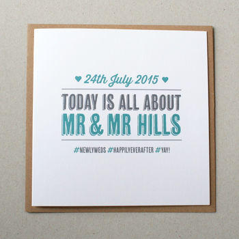 Special Day Personalised Wedding Card, 3 of 6