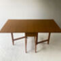 1970’s Mid Century Drop Leaf Dining Table By Schrieber, thumbnail 12 of 12